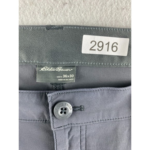 Eddie Bauer Hiking Pants Mens 36 Gray Moisture Wick Breathable Nylon Outdoor - Picture 16 of 16